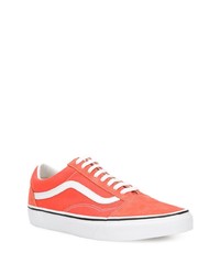 orange Segeltuch niedrige Sneakers von Vans