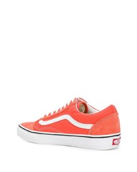 orange Segeltuch niedrige Sneakers von Vans