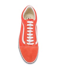 orange Segeltuch niedrige Sneakers von Vans