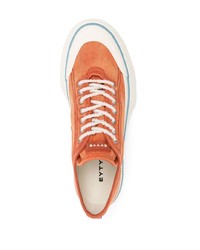 orange Segeltuch niedrige Sneakers von Eytys
