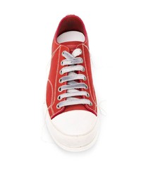 orange Segeltuch niedrige Sneakers von Premiata