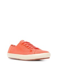 orange Segeltuch niedrige Sneakers von Camper