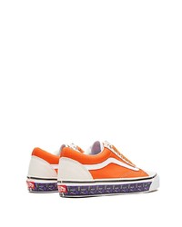 orange Segeltuch niedrige Sneakers von Vans
