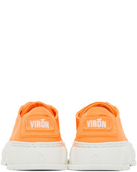 orange Segeltuch niedrige Sneakers von Viron