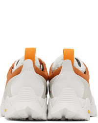 orange Segeltuch niedrige Sneakers von Roa