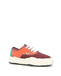 orange Segeltuch niedrige Sneakers von Maison Mihara Yasuhiro