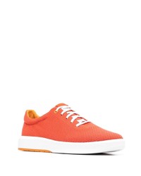 orange Segeltuch niedrige Sneakers von Timberland