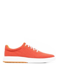 orange Segeltuch niedrige Sneakers von Timberland