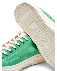 orange Segeltuch niedrige Sneakers von Age