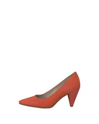 orange Segeltuch Pumps von Tamaris