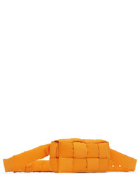 orange Segeltuch Umhängetasche von Bottega Veneta