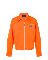 orange Shirtjacke von Prada