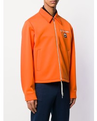 orange Shirtjacke von Prada