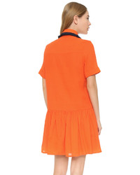 orange Shirtkleid von House of Holland