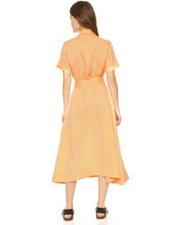 orange Shirtkleid von Lisa Marie Fernandez