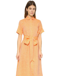 orange Shirtkleid von Lisa Marie Fernandez