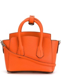 orange Shopper Tasche aus Leder von Bally