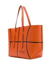 orange Shopper Tasche aus Leder von Calvin Klein 205W39nyc
