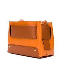 orange Shopper Tasche aus Leder von Yuzefi