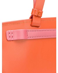 orange Shopper Tasche aus Leder von Nico Giani