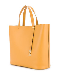 orange Shopper Tasche aus Leder von Sophie Hulme