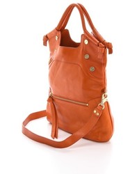 orange Shopper Tasche aus Leder von Foley + Corinna