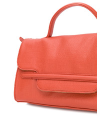 orange Shopper Tasche aus Leder von Zanellato