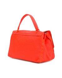 orange Shopper Tasche aus Leder von Zanellato