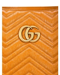 orange Shopper Tasche aus Leder von Gucci