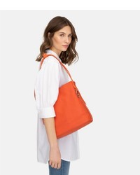 orange Shopper Tasche aus Leder von Liebeskind Berlin