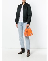 orange Shopper Tasche aus Leder von Calvin Klein 205W39nyc