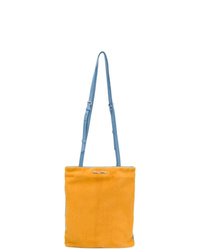 orange Shopper Tasche aus Leder von Miu Miu