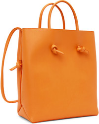 orange Shopper Tasche aus Leder von Marsèll
