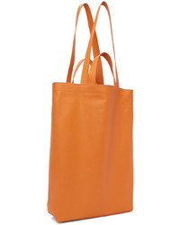 orange Shopper Tasche aus Leder von Marsèll