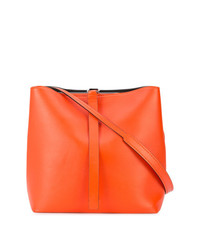 orange Shopper Tasche aus Leder von Proenza Schouler