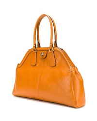 orange Shopper Tasche aus Leder von Gucci