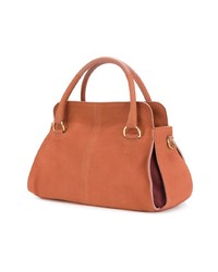 orange Shopper Tasche aus Leder von See by Chloe