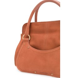 orange Shopper Tasche aus Leder von See by Chloe