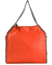 orange Shopper Tasche aus Leder von Stella McCartney