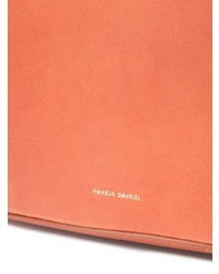 orange Shopper Tasche aus Leder von Mansur Gavriel