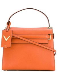 orange Shopper Tasche aus Leder von Valentino Garavani