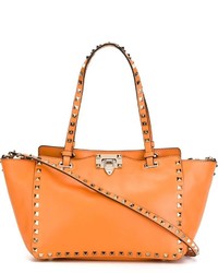 orange Shopper Tasche aus Leder von Valentino