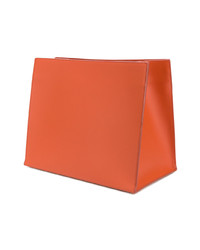 orange Shopper Tasche aus Leder von Danse Lente