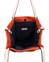 orange Shopper Tasche aus Segeltuch von EMILY & NOAH