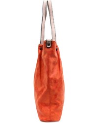 orange Shopper Tasche aus Segeltuch von EMILY & NOAH