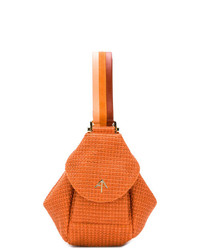 orange Shopper Tasche aus Segeltuch von Manu Atelier