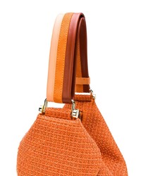 orange Shopper Tasche aus Segeltuch von Manu Atelier