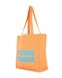 orange Shopper Tasche aus Segeltuch von Hysteric Glamour