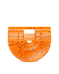 orange Shopper Tasche aus Stroh von Cult Gaia