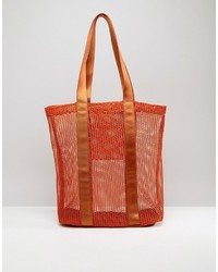 orange Shopper Tasche von Asos